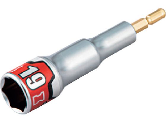 KTC 40V対応 インパクトドライバ用ソケットビット 19mm BZP63A-19 KTC 40V対応 インパクトドライバ用ソケットビット 19mm BZP63A-19