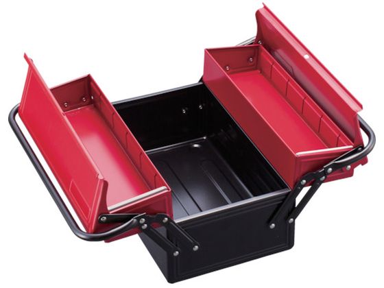 TONE ツールケース メタル V形2段式 350X220X190mm BX420S TONE ツールケース メタル V形2段式 350X220X190mm BX420S