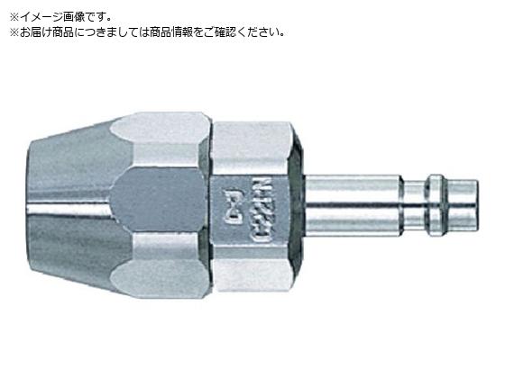 ●品名：燃料ガス用プラグ●適合流体：燃料ガス●接続サイズ：内径φ５●最高使用圧力（ＭＰａ）：０．７●耐圧力（ＭＰａ）：１．０●使用温度範囲（℃）：−２０〜＋８０●本体：鋼鉄（クロムメッキ）