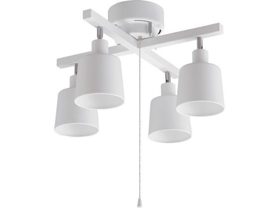 IRIS 537643 4灯シーリング クロス ホワイト CE4LA-20C-W IRIS 537643 4灯シーリング クロス ホワイト CE4LA-20C-W
