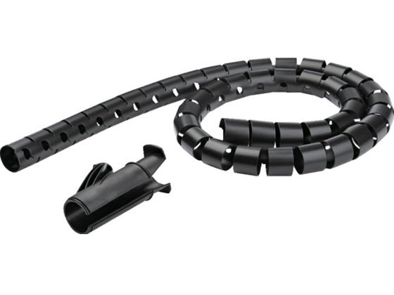 StarTech ケーブル結束スパイラルチューブ 拡張式コイルラップ 2.5m 直径25mm ブラック 配線オーガナイザー CMSCOILED2 StarTech ケーブル結束スパイラルチューブ 拡張式コイルラップ 2.5m 直径25mm ブラック 配線オーガナイザー CMSCOILED2