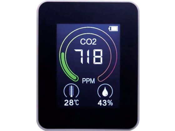 CRECER 二酸化炭素濃度計 CO2R-100 CRECER 二酸化炭素濃度計 CO2R-100