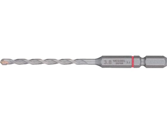 VESSEL CPD-3.8 磁器タイル用ドリル CPD-3.8 VESSEL CPD-3.8 磁器タイル用ドリル CPD-3.8