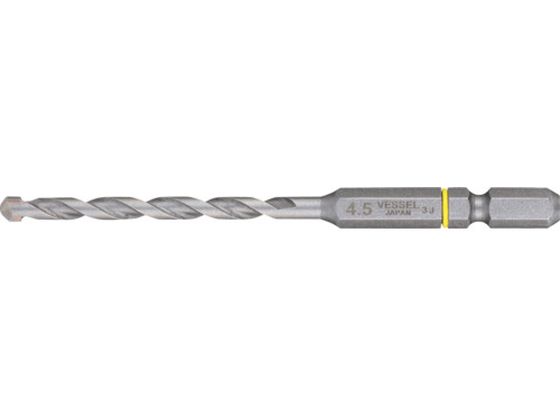 VESSEL CPD-4.5 磁器タイル用ドリル CPD-4.5 VESSEL CPD-4.5 磁器タイル用ドリル CPD-4.5