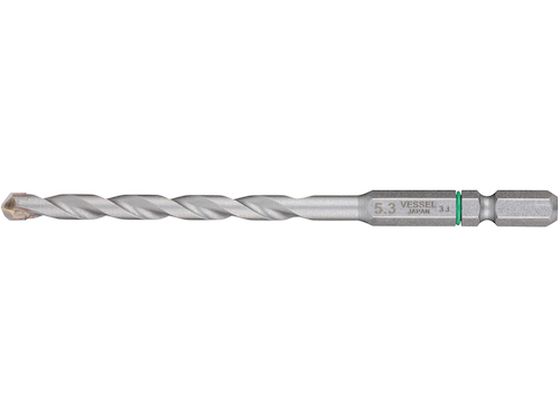 VESSEL CPD-5.3 磁器タイル用ドリル CPD-5.3 VESSEL CPD-5.3 磁器タイル用ドリル CPD-5.3
