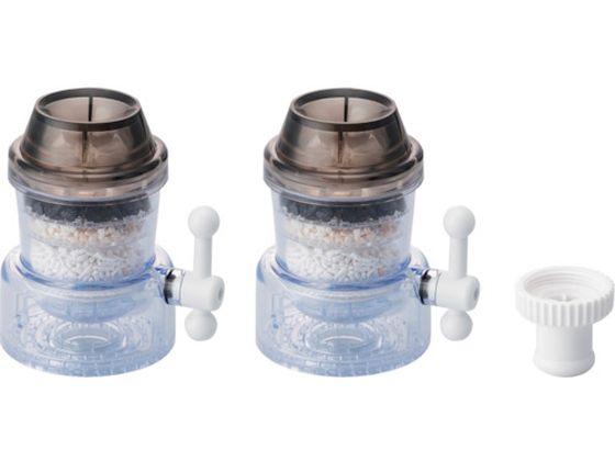 KURITA アクアタップ 備長炭シャワー2個組 CQBIS-2082 KURITA アクアタップ 備長炭シャワー2個組 CQBIS-2082