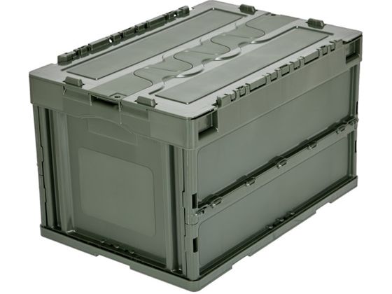 TRUSCO オリコン 蓋つき折りたたみコンテナ 50L OD CT50-OD TRUSCO オリコン 蓋つき折りたたみコンテナ 50L OD CT50-OD
