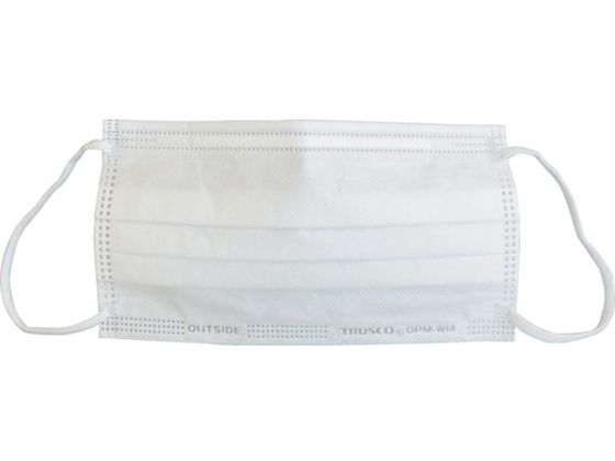 TRUSCO ホワイトマスク 3層タイプ 個包装10枚入り DPM-WM10 TRUSCO ホワイトマスク 3層タイプ 個包装10枚入り DPM-WM10