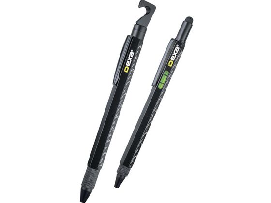●全長（ｍｍ）：１５５●製品機能Ａタイプ：ボールペン（赤／青）●段ボールカッター●ＬＥＤフラッシュライト●定規（ｉｎｃｈ／ｍｍ）●タッチペン●２．５ｍｍプラスドライバー●２．５ｍｍマイナスドライバー●