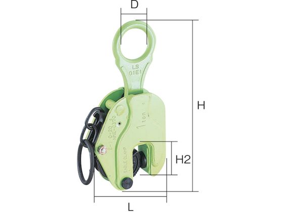EAGLE 縦つり用軽量クランプ E-1t 3-20 E-1-3-20 EAGLE 縦つり用軽量クランプ E-1t 3-20 E-1-3-20