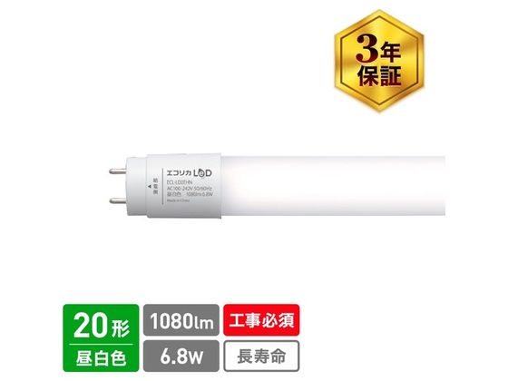 ecorica p ǌ`LEDv 20` F 5000K W^Cv ECL-LD2EHN