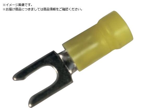ストロングホールド ビニール絶縁被覆付圧着端子 抜け防止タイプ 先開形 電線サイズ:AWG12〜10 3.5〜5.5sq 取付ネジ:M4 25個入り EV10-8LFB-Q EV10-8LFB-Q ストロングホールド ビニール絶縁被覆付圧着端子 抜け防止タイプ 先開形 電線サイズ:AWG12〜10 3.5〜5.5sq 取付ネジ:M4 25個入り EV10-8LFB-Q EV10-8LFB-Q