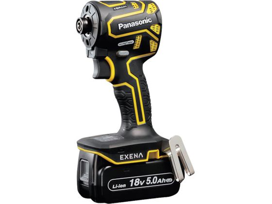 EXENA 充電インパクトドライバー 18V5.0Ah電池セット品 黄 EZ1PD1J18D-Y EXENA 充電インパクトドライバー 18V5.0Ah電池セット品 黄 EZ1PD1J18D-Y