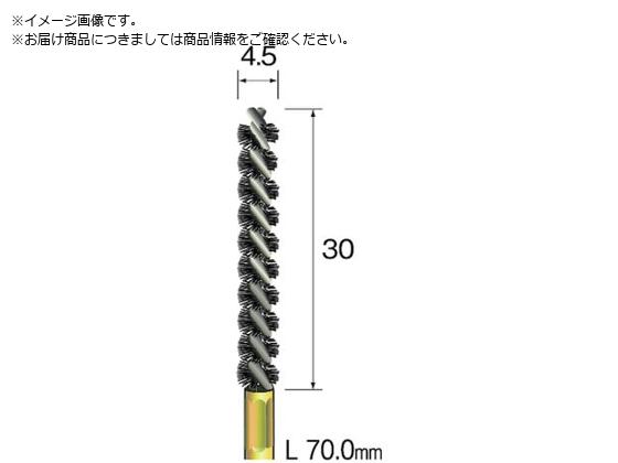 Minimo スパイラルホールブラシ 砥粒入りナイロン#600 Φ4.5 FD2158 Minimo スパイラルホールブラシ 砥粒入りナイロン#600 Φ4.5 FD2158