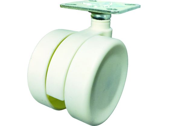 SAMSONG デザイン双輪キャスター「Frog」白 プレート 自在 65mm FROG-P-65-W SAMSONG デザイン双輪キャスター「Frog」白 プレート 自在 65mm FROG-P-65-W
