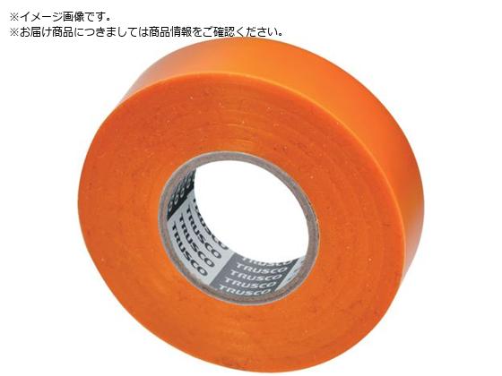 TRUSCO 脱鉛タイプビニールテープ 19mmX10m 10巻入り オレンジ TRUSCO 脱鉛タイプビニールテープ 19mmX10m 10巻入り オレンジ