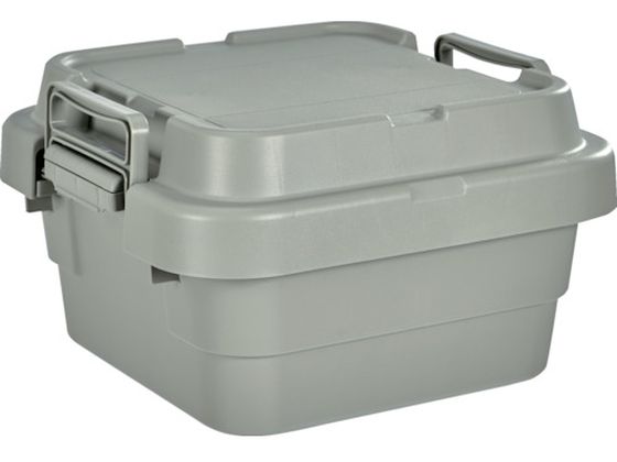 TRUSCO トランクカーゴ フラット天板仕様 浅型 20L グレー TRUSCO トランクカーゴ フラット天板仕様 浅型 20L グレー