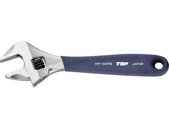 トップ工業 TOP ワークワイド ガタ無しモンキレンチ グリップ付 HM-32MGNB トップ工業 TOP ワークワイド ガタ無しモンキレンチ グリップ付 HM-32MGNB