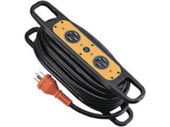 NICHIDO ハンドリール 三相200V動力用 4芯×10m 黒 アース付 HR-E310 NICHIDO ハンドリール 三相200V動力用 4芯×10m 黒 アース付 HR-E310