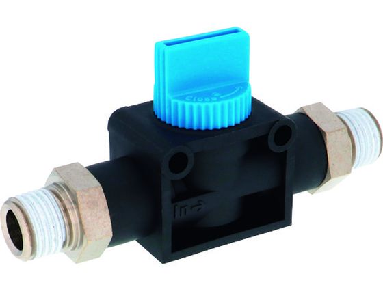 PISCO ハンドバルブ ニップル3方弁チューブR1 4出力R1 4 HV02-02 PISCO ハンドバルブ ニップル3方弁チューブR1 4出力R1 4 HV02-02