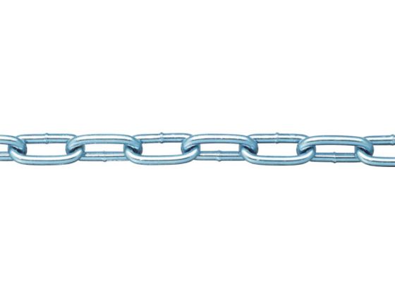 ニッサチェイン 鉄ユニクロ溶接リンクチェイン 4.8mm×30m IW48 UC ニッサチェイン 鉄ユニクロ溶接リンクチェイン 4.8mm×30m IW48 UC