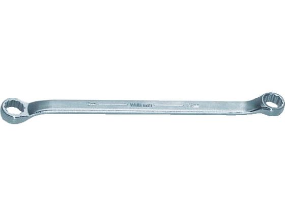 WILLIAMS 両口めがねレンチ 10度オフセット 12角 対辺寸法16×17mm JHWBWM-1618 WILLIAMS 両口めがねレンチ 10度オフセット 12角 対辺寸法16×17mm JHWBWM-1618
