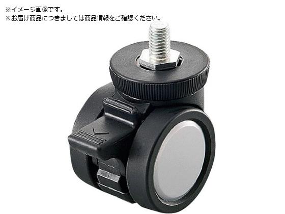 プラパート リフトロックキャスター ナイロン車 φ50 M12 シルバー ストッパー付 高さ調整可 K100-50-S12S プラパート リフトロックキャスター ナイロン車 φ50 M12 シルバー ストッパー付 高さ調整可 K100-50-S12S