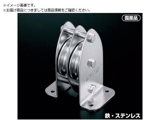 ふじわら 固定ブロック タテ型2車 50mm K50-11 ふじわら 固定ブロック タテ型2車 50mm K50-11