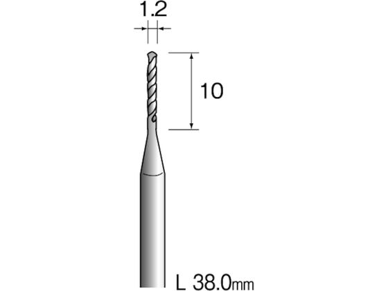 Minimo 超硬ドリル Φ1.2 KA2110 Minimo 超硬ドリル Φ1.2 KA2110