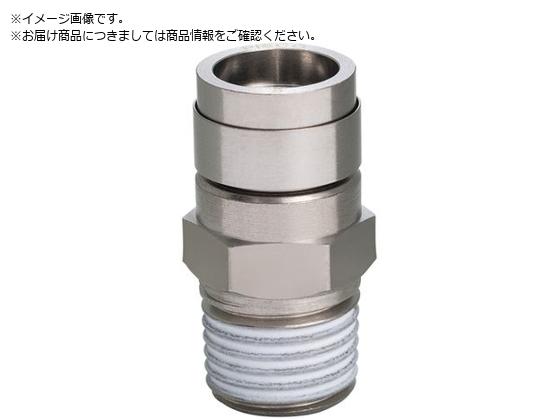 PISCO チューブフィッティング ブラスストレート チューブ6 ネジR3 8 ゴムHNBR KC6-03 PISCO チューブフィッティング ブラスストレート チューブ6 ネジR3 8 ゴムHNBR KC6-03