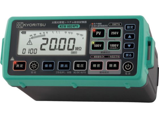 KYORITSU 6024PV 太陽光発電システム総合試験機 KEW6024PV KYORITSU 6024PV 太陽光発電システム総合試験機 KEW6024PV