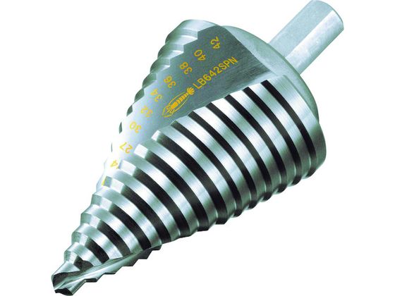 ロブテックス スパイラルステージドリル ノンコーティング 15段 ストレート軸 三面取り 6-42 LB642SPN ロブテックス スパイラルステージドリル ノンコーティング 15段 ストレート軸 三面取り 6-42 LB642SPN