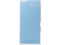 キングジム スーパーハードホルダー 透明(マチ付) A4 1／3 青