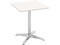 Y2K カフェテーブル 60cm角 アルミX脚 ホワイト CTXA-60S-WH