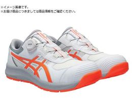 ASICS �E�B���W���u CP219 BOA �z���C�g �V���b�L���O�I�����W 22.5cm