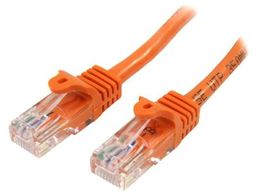 StarTech JeS5e LANP[u 50cm IW RJ45RlN^[ c܂h~@\t CAT5e 45PAT50CMOR