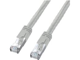 SANWA CAT6 LAN�P�[�u�� PoE�Ή��^�C�v ���C�g�O���[ 5m KB-T6POE-05